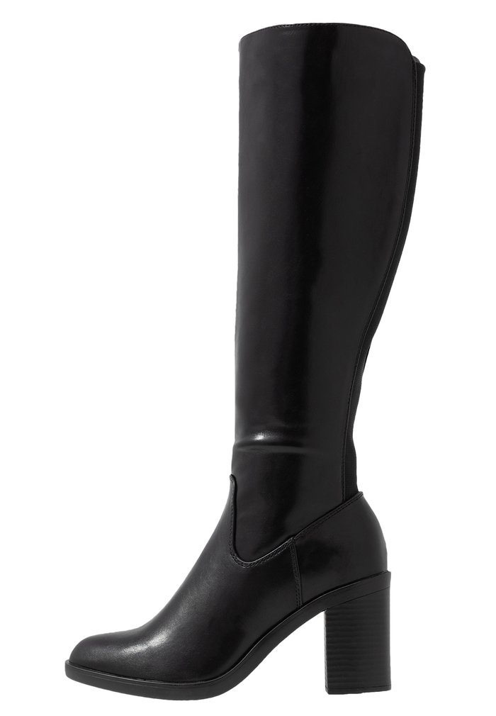 Bottes Anna Field Block heel Zip UP Noir Femme | COA-3598140